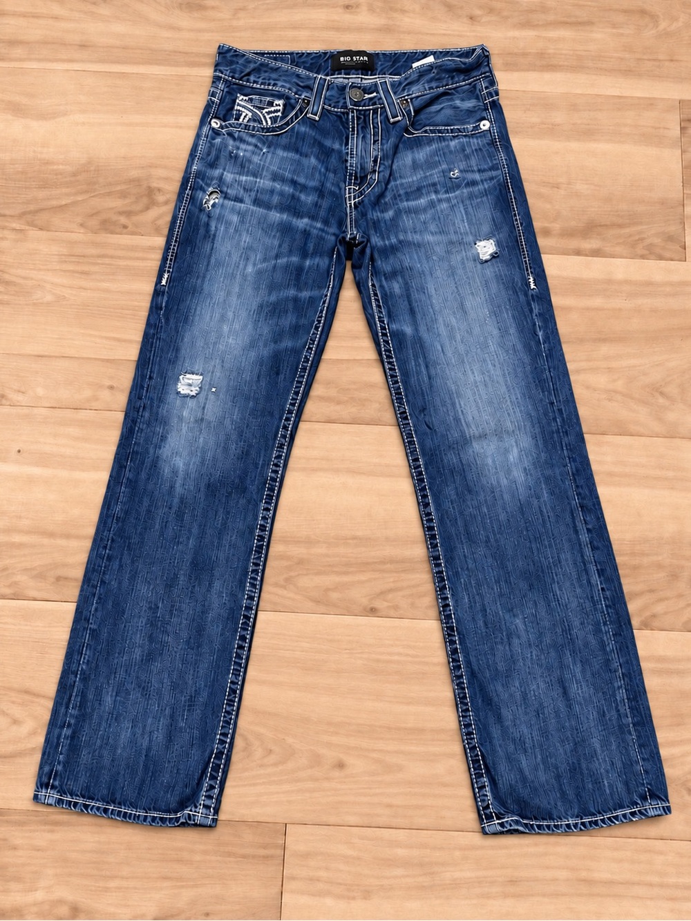 Big Star Pioneer Bootcut Jeans Men’s 32R (32x31) Medium Wash EUC